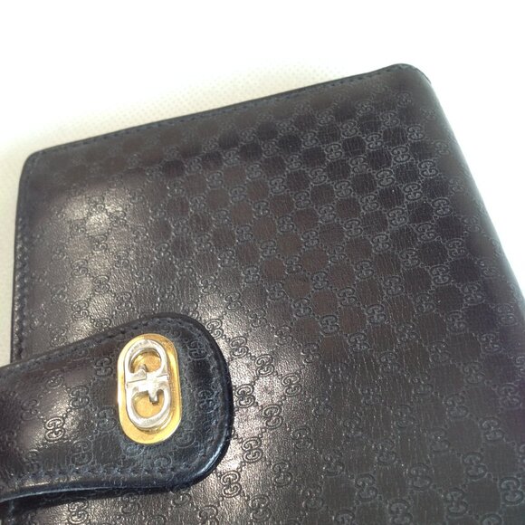 Fabulous Vintage Gucci GG Leather Monogram Clutch Wallet - Picture 6 of 12